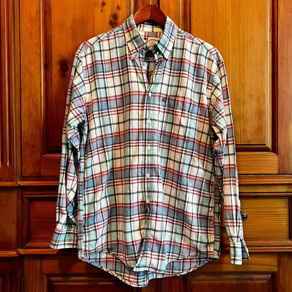 Brooks Brothers Plaid Button-down Shirt - Medium